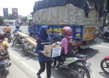 Peduli Jogja, Mahasiswa STTR Cepu Galang Dana Bantuan