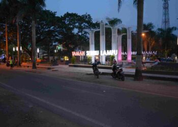 Taman Seribu Lampu Cepu Hanya Ramai saat Akhir Pekan