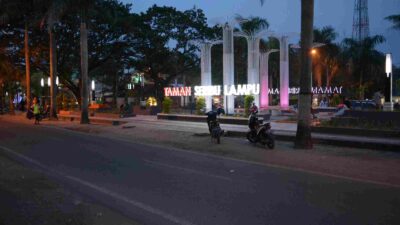 Taman Seribu Lampu Cepu Hanya Ramai saat Akhir Pekan