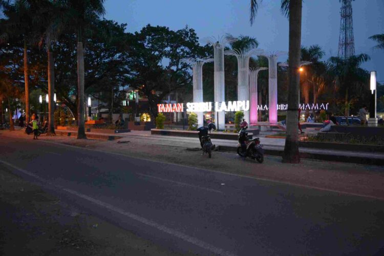 Taman Seribu Lampu Cepu Hanya Ramai saat Akhir Pekan