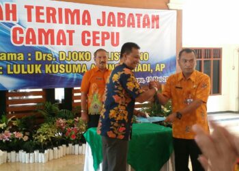 Luluk Kusuma Jadi Camat Cepu