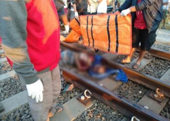 Diduga Tertabrak Kereta, Warga Balun Tewas Mengenaskan