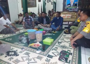Jelang Pilkades Forkompincam Cepu Kabupaten Blora Sambangi Calon Kades