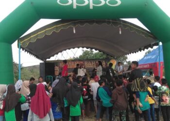 Meriah, Kemah 7 Bahasa Diikuti Pelajar dari 3 Kabupaten