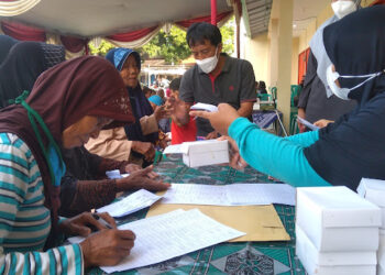 Pedagang Pasar Mulyorejo Tempati Bangunan Baru