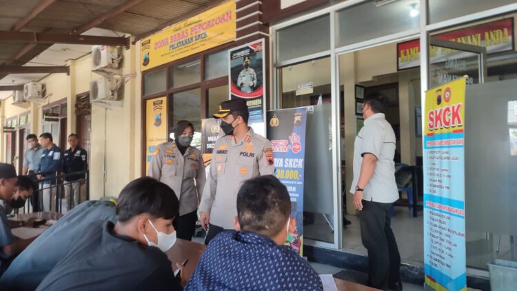 Pastikan Tidak Ada Pungli, Kapolres Blora Sidak Pelayanan SKCK