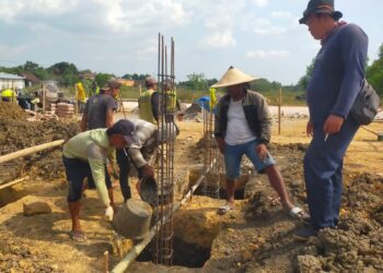 Proyek RPHU Blora Terus Dikebut, Kerahkan Puluhan Pekerja Untuk Lembur