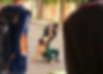 Viral! Dua Siswa Adu Jotos Jadi Tontonan