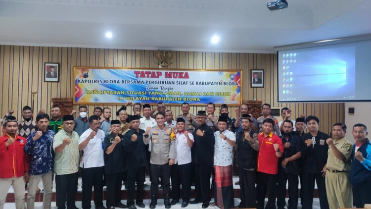 Polres Blora Gelar Tatap Muka Bersama Ketua Perguruan Silat Se Kabupaten Blora