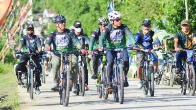 Meriahkan HUT ke- 77, Kodim Bojonegoro gelar Kedungadem Fun Bike Tour 2022