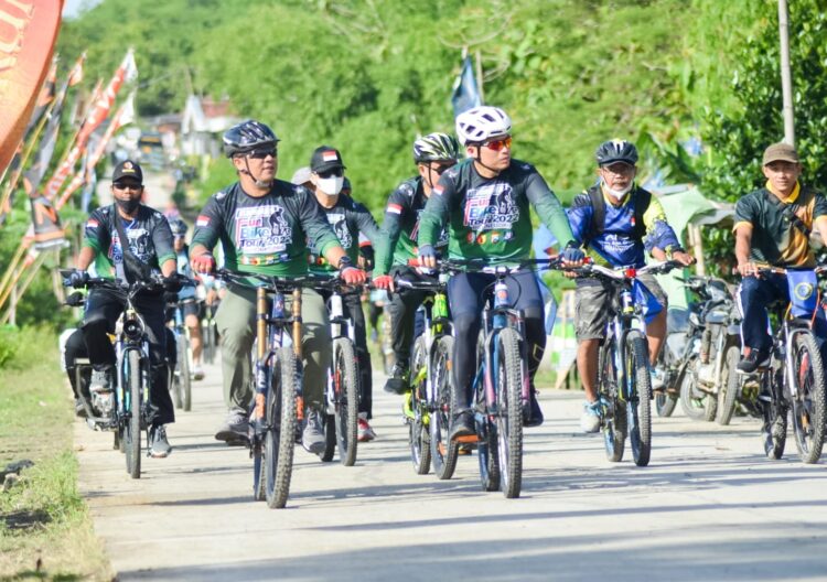 Meriahkan HUT ke- 77, Kodim Bojonegoro gelar Kedungadem Fun Bike Tour 2022