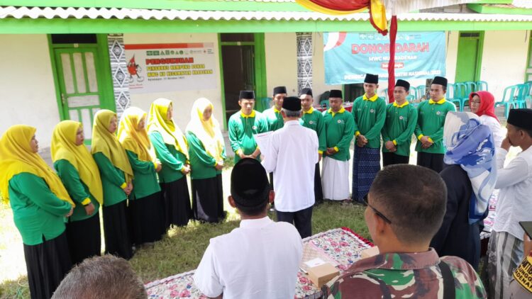 HSN 2022, MWC NU Kradenan Kukuhkan Pengurus Kampung Donor