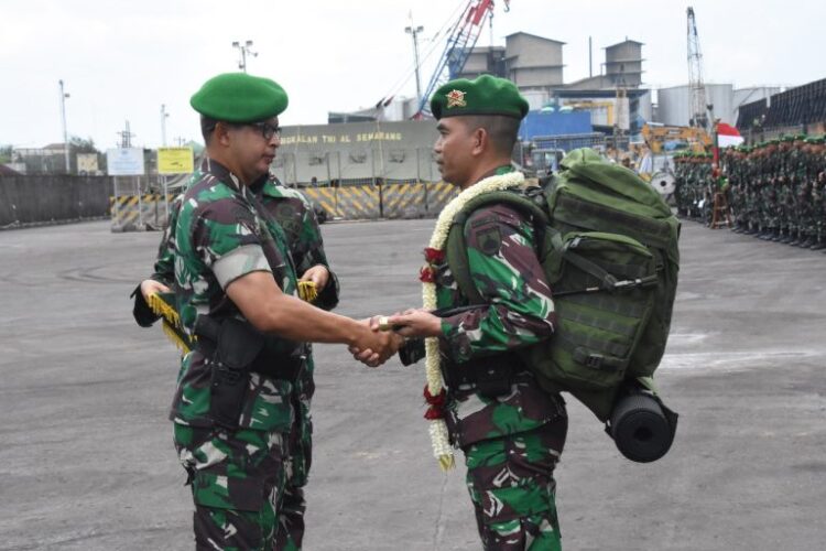 Brigjen TNI Parwito Sambut Kepulangan Satgas Yonif 410/Alugoro dari Papua