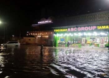 Banjir di Kota Cepu Blora