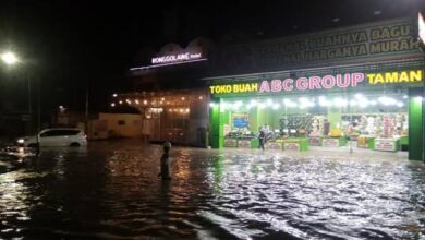Banjir di Kota Cepu Blora