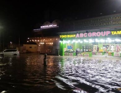 Banjir di Kota Cepu Blora