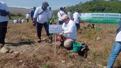 Pertamina EP Tanam Seribu Pohon Untuk Rawat Air Bojonegoro