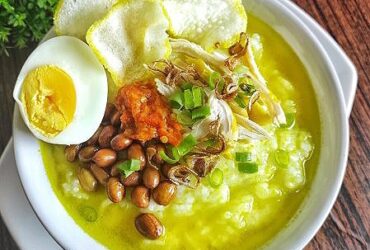 Resep Bubur Ayam Kuah Kuning