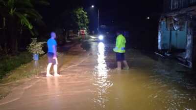 Polres Bojonegoro Tingkatkan Patroli Malam Pasca Hujan Deras, Antisipasi Bencana Banjir