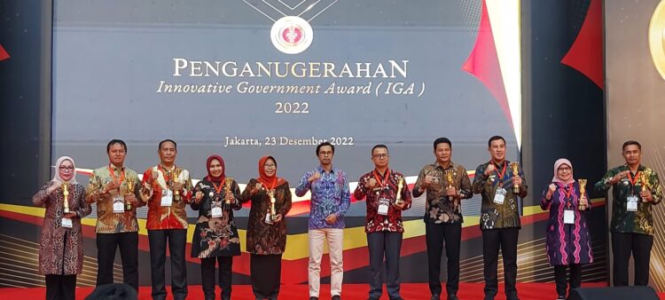 Blora Terima IGA Award 2022 dari Kemendagri Sebagai Kabupaten Sangat Inovatif