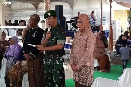 Anggota TNI ditunjuk Pasrah Nganten