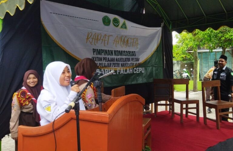 Pemilihan Ketua IPNU MTs Darul Falah Cepu