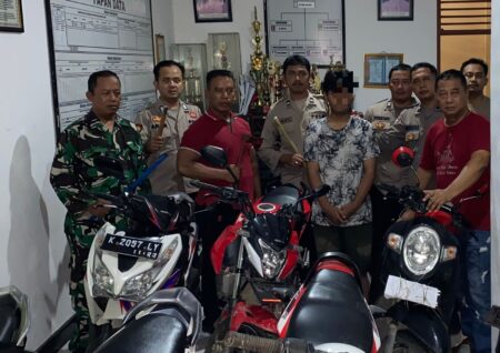 Polsek Cepu bersama Koramil Cepu, amankan warga perguruan pencak silat