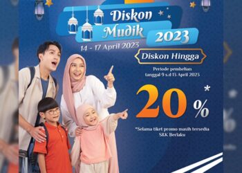 Tiket MUDIK dari PT KAI, Banyak Diskon Buat Pulkam LEBARAN Naik Kereta API 4 Tiket MUDIK dari PT KAI, Banyak Diskon Buat Pulkam LEBARAN Naik Kereta API