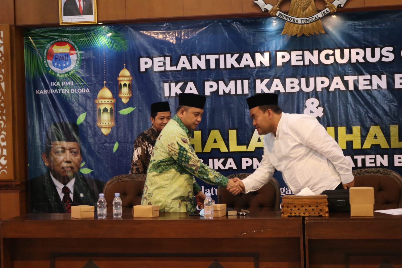 Bupati Blora Arief Rohman menghadiri pelantikan IKA PMII Blora