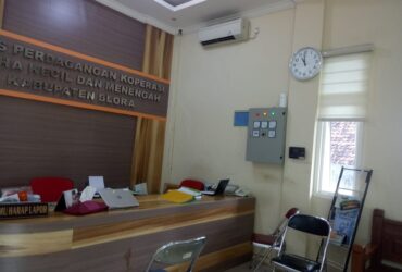 Kantor Disperindagkop Blora kosong. Foto; Siti Lestari