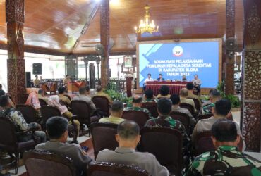 Sosialisasi Pilkades Serentak 2023 di Kabuoaten Blora