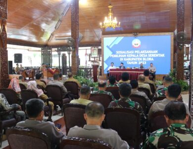 Sosialisasi Pilkades Serentak 2023 di Kabuoaten Blora