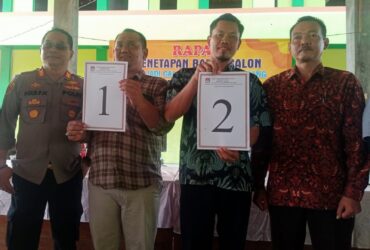 Undian Nomor Urut Pilkades Jipang