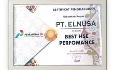 ELNUSA Raih Best HSE Performance 2023