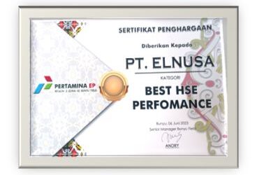 ELNUSA Raih Best HSE Performance 2023