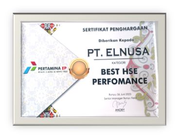 ELNUSA Raih Best HSE Performance 2023