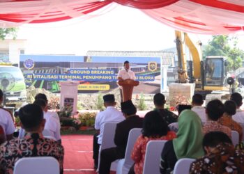 pekerjaan revitalisai Terminal Tipe A Cepu