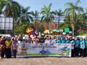 Isi MPLS, Siswa dan Guru SD di Cepu Pawai Menyambut Tahun Baru Hijriah