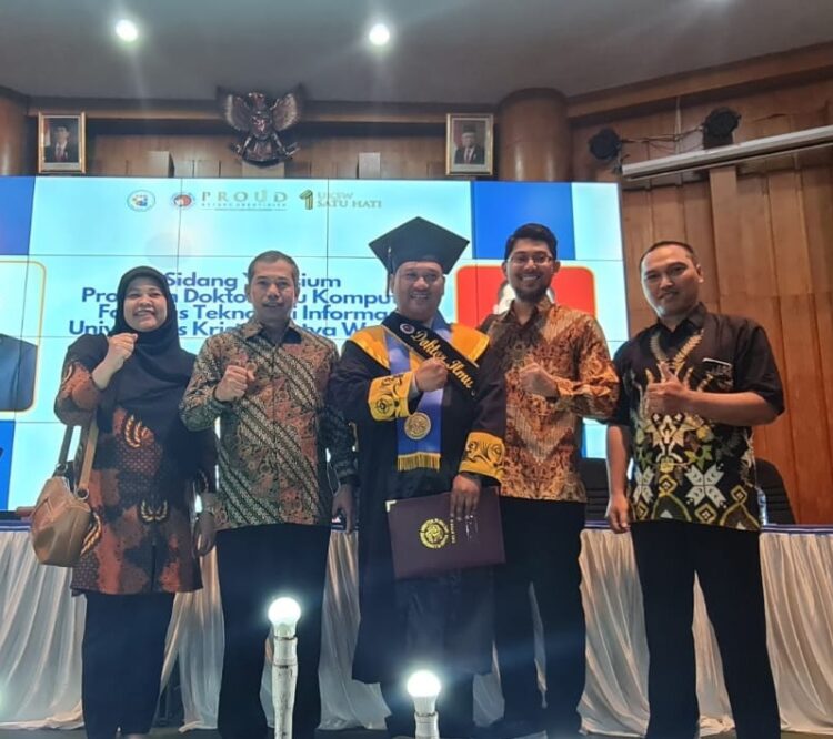 Dosen FTIK USM Raih Gelar Doktor Ilmu Komputer