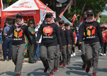 Lomba Gerak Jalan 2023 di Kecamatan Cepu Kabupaten Blora