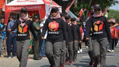 Lomba Gerak Jalan 2023 di Kecamatan Cepu Kabupaten Blora