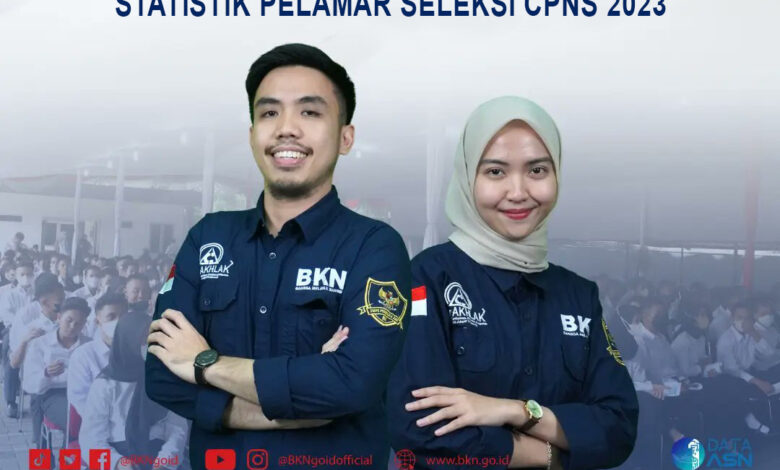 Statistik pelamar Seleksi CPNS 2023