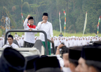 Pimpin Peringatan Hari Santri Nasional 2023, Gus Imin: Tidak Boleh Lagi Ada Guru yang Tidak Sejahtera 2 Peringatan Hari Santri Nasional 2023