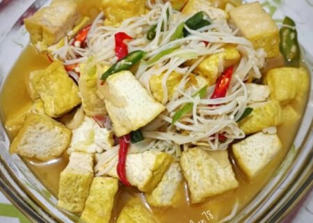 Tumis Tahu Jamur Enoki Pedas, Pedasnya Menghangatkan Sampai ke Ubun-ubun