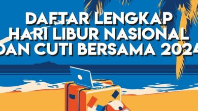 Berikut Ini Daftar Hari Libur Nasional dan Cuti Bersama 2024