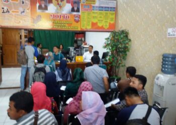 Pemohon SKCK di Polres Bojongoro Membludak