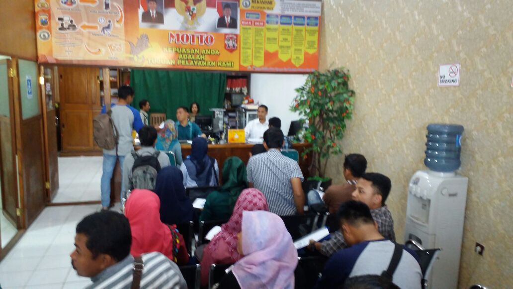 Pemohon SKCK di Polres Bojongoro Membludak