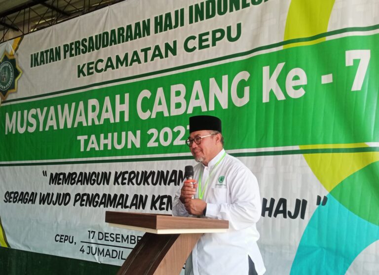 Aklamasi, Setiyono Terpilih sebagai Ketua IPHI Cepu 2023-2028