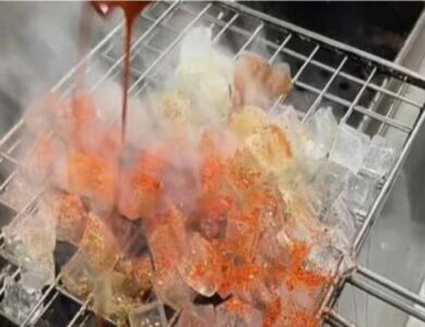 es batu panggang viral