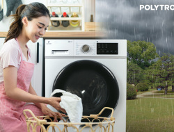 Mesin Cuci Polytron Wonderwash Series, Mesin Cuci Front Loading 2 in 1 yang Dibekali Smart Teknologi